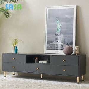 [SASA]사사가구 리네즈 2단 거실장 오픈선반형 1600