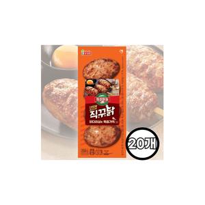 롯데 의성마늘 직꾸닭 리얼간장 200gx20개/냉장 닭다리살 육즙가득 반찬 안주