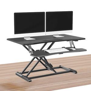전동식 높낮이조절 스탠딩 서서하는 컴퓨터 모니터 높이조절 받침대 서서일하는 높은 책상 데스크