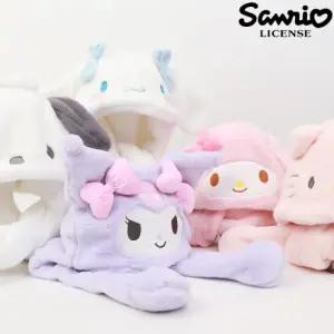 겨울모자 산리오 큐트움직이는 모자 귀달이모자 여아 털모자 방한모자 귀가움직이는모자