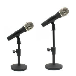 디보이스 DS-12 탁상용 메탈 마이크 스탠드 높이조절 거치대 마이크용 홀더 2종 포함