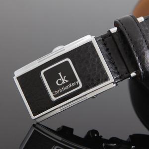 [크리스찬케리] CK 고급 남성 소가죽 세미 자동버클 정장 벨트 남친 아버지 선물 추천