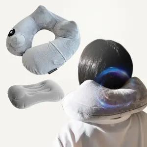 트래블라라 기내용 목베개 여행용 휴대용 비행기 에어펌프 목쿠션