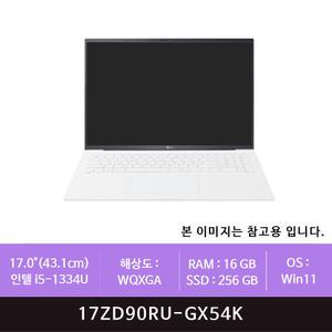 LG전자 그램 17ZD90RU-GX54K Win11 개봉설치(zoaa)