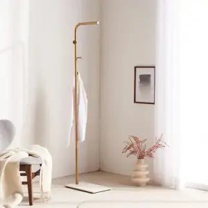 아트박스 마전동상회 철제 스탠드 ㄱ자행거 긴옷 2단 행거 원룸 옷걸이