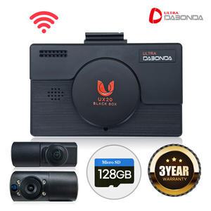 다본다 UX20 페달 블랙박스 내장형 와이파이 2채널 7VIEW 초고화질 128GB 자가설치