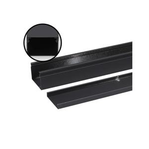 알루미늄 AL 닥트 흑색 랜닥트 1m 몰딩 전선보호 케이블정리 국내생산