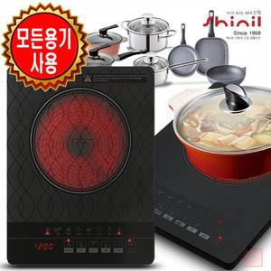 1구 하이라이트 전기레인지 프리스탠딩 잠금기능 3초급속가열 전기랜지 전기렌지 모든용기사용