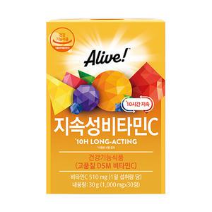 얼라이브 지속성 비타민C, 30정, 1개