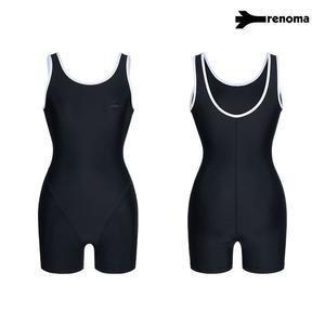 [레노마]여성 베이직 2부 반신수영복 블랙 RN-LS2F861-BK_CA