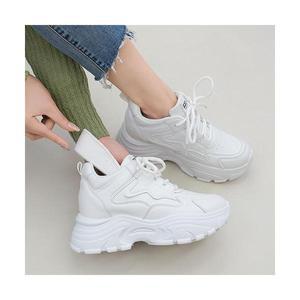 (티안나는 8cm키높이) 속굽 레이스업 스탠딩 어글리 슈즈