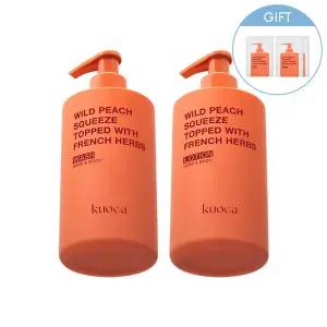 [쿠오카](센텀시티점)[쿠오카 공식][2종SET]핸드&바디 워시+로션 (4종 택1)
