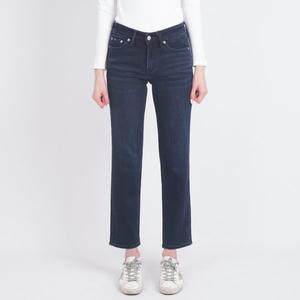 [Calvin Klein]캘빈클라인 여성 청바지 기모 앵클 슬림 스트레이트 다크블루 J220051