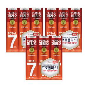 페리오 토탈7 치약 마일드 120g, 3입, 3개