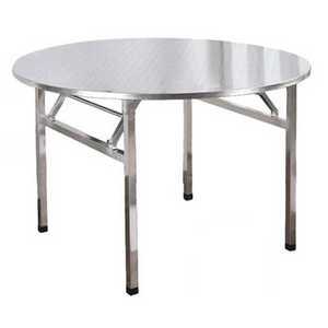 스텐 원형 테이블 접이식 라운드 고기집 음식점 야외