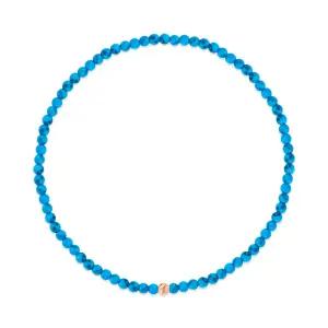 14K 쁘띠 컷팅볼 터키석 소원 팔찌 CHB41121