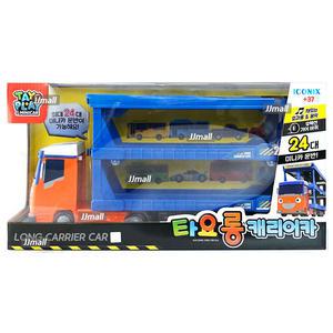 타요 롱캐리어카 운반차 후렉션 효과음 레일놀이 미니카 자동차 작동완구 역할놀이 선물