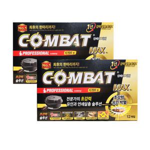 컴배트 타게트 바퀴용 살충제 바퀴약 바퀴벌레퇴치 12개입 2개