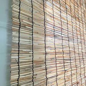 제이오마켓 프리미엄 천연 갈대발 스몰 45x90cm/창문 현관 출입문 나무 커튼 인테리어 대나무 발 블라인드 가림막