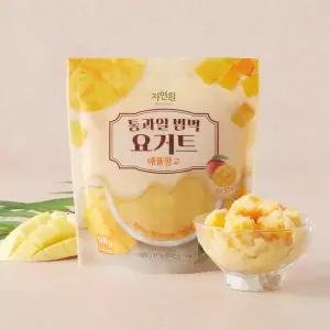 냉동 통과일범벅 요거트 애플망고 500g 봉