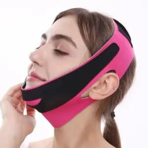 얼굴 리프팅밴드 압박 마스크 페이스 마사지기구 턱살 (WFHU0UD)