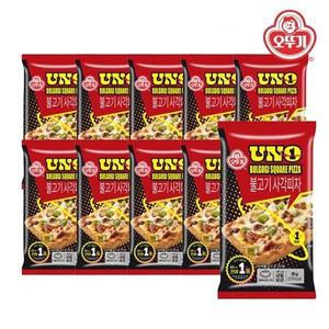 [오뚜기] UNO 사각피자 불고기 99g 10개