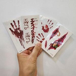 [JHN40PU9_53DU]할로윈 헤나 타투스티커 분장소품