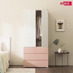 [에넥스]컬러핏 싱글장-3단 서랍형 옷장-착불