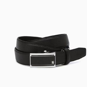 [NS홈쇼핑][헤지스ACC] HJBE5F161BK 블랙 버클 H로고 소가죽 자동벨트[35254009]
