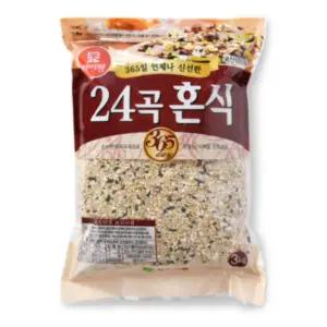두보식품 24곡 혼식 3kg 건강식 곡물 잡곡 밥 쌀 영양식 선물 가정용 업소용 먹는법 요리