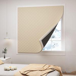 창문형뽁뽁이 유리창뽁뽁이 커튼 방한용 가로80CMX높이100CM 100X높이 투명 사각 면커튼커튼 방한커튼 보온막 부착식 창문용