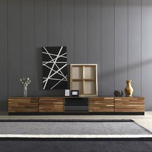 [더젠] 클라인 아카시아원목 고급2700거실장세트1