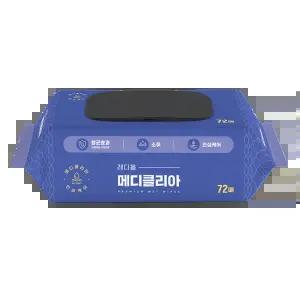 레디홈 메디클리아 병원 물티슈 환자 간병용 72매 x 1개