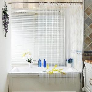 투명 샤워커튼 PEVA 욕실 방수 욕조 커텐 소형