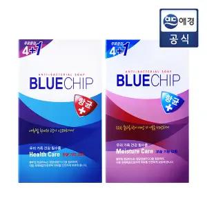 [애경] 블루칩 헬스케어/모이스처 비누 100g 5입 x 4개 (총 20개)