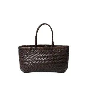 드래곤디퓨전 25SS 미니 플랫 고라 토트백 8809 다크브라운