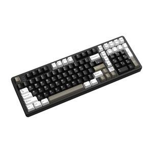 LEOBOG by AULA Hi98Pro 유무선 풀알루미늄 기계식 키보드 카키 블랙, 저소음 바다축