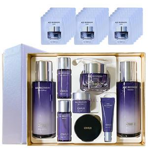 오휘 에이지 리커버리 3종 기획 스킨 로션 기초 화장품 세트 + 샘플