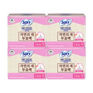 쏘피 바디피트 볼록맞춤 무표백 울트라슬림 중형 18개입 x4개