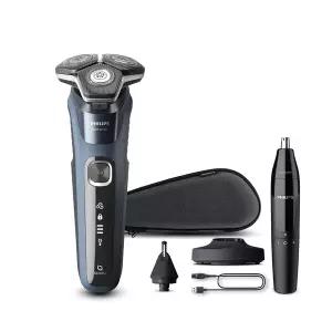 [필립스] SkinIQ 5000 전기면도기 S5880/33 오션 블루+코털제거기 NT1620/15