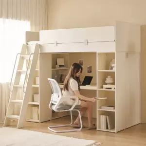 윌로우 아이브 2층 책상 수납 벙커침대 SS