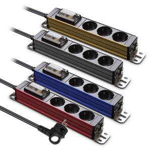 현대일렉트릭 서버탭 3구 알루미늄 고용량 멀티탭 (5m) 티타늄