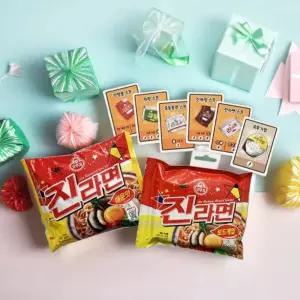 아스모디코리아 진라면 보드게임 라면 만들기 스프 재료 조합 카드놀이 여행용 어린이 가족