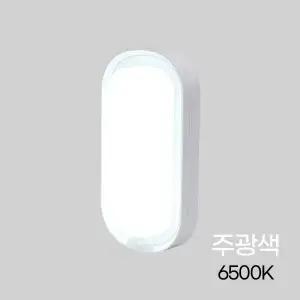 메가맨 LED 15W 타원형 센서등 천정 벽등 복도 계단 실내 외부 방수