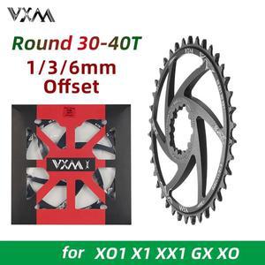 VXM 136mm 오프셋 자전거 MTB 산악 자전거 별 XX1 XO1 X1 GX XO 크랭크 셋용 30T32T34T36T 크라운 체인링