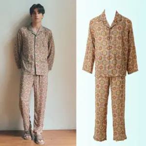 [갤러리아] 와코루 뛰어난 터치감 동양적 프린트가 고급스러운 수입레이온 남자파자마(WPA2505M)