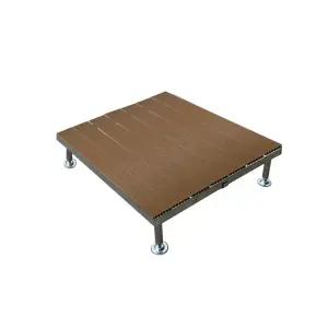 EZ 데크 프레임 1m x 1m WPC데크 조립식 캠핑 평상 야외 테라스 조립식 마루 다용도 합성목