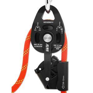 등산 도르래 클라이머 등강기 레드 도구 짚라인 빨간색 블랙