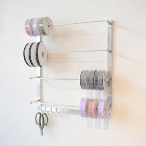 리본걸이 벽걸이 리본 거치대 실크 포장끈보관대 정리대 대형리본걸이 행거 아크릴홀더 수납랙