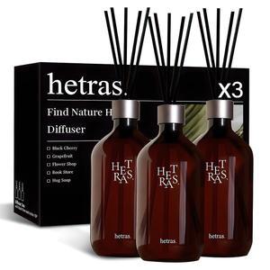 헤트라스 프리미엄 대용량 실내 방향 고급 디퓨저 허그솝 3개